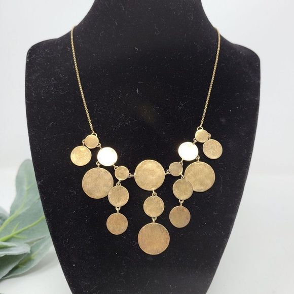 Sterling Silver 925 Jewelry - STERLING Gold Vermeil Round Chandelier Necklace